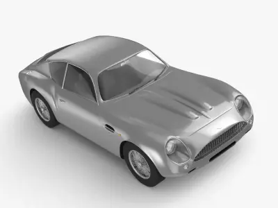 Aston Martin Zagato db4 3D model