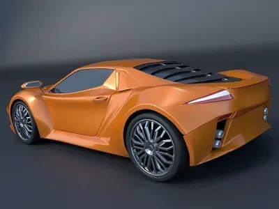 Nexeno coupe concept 3D model