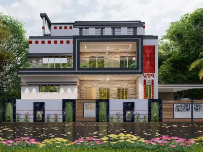 5BHK sweet home  3D model
