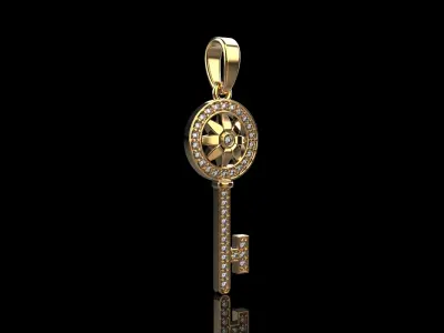 Key pendant model 956 3D print model
