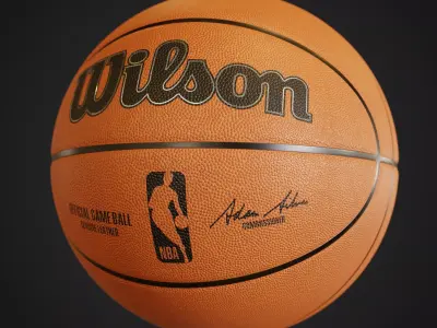 NBA Wilson Official Game basketball 2023 3D model