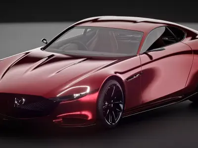 mazda rx vision 3d model highpoly 3D model