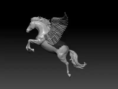 Pegasus poses 08 3D print model