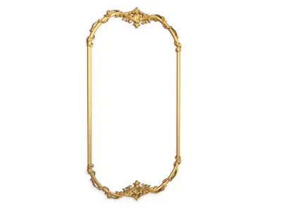 Plaster decorative frame 3d mode 014 3D model