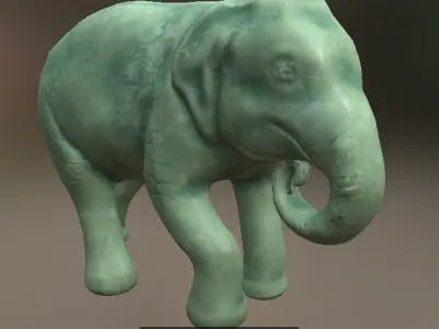 3d models Decor for 3D Printing Bear Elephant tiger 3D Model Collection