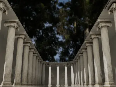 Greek Column 3D model