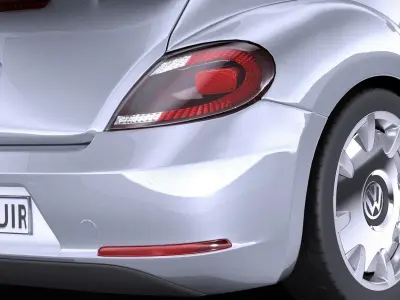 Volkswagen iBeetle 2015 VRAY 3D model
