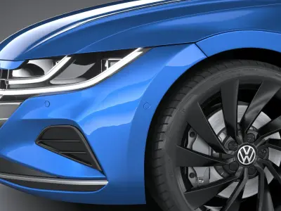 Volkswagen Arteon Shooting Brake Elegance 2021 3D model