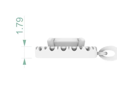 Pendant 2024-007 3D print model  3D print model