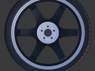 wheel audi 3D model