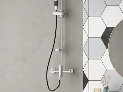 cabinet American bathroom 3D model