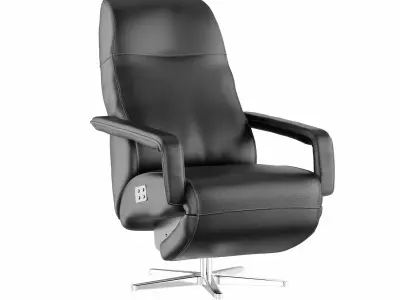 Manual Recliner Chair 3D model