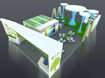 Exhibition - Area - 18X12-3DMAX2012-04 3D model