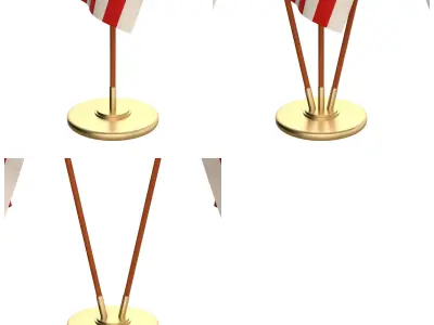 Malaysia Flag Pack 3D model