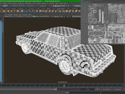 Chrysler LeBaron 1980 - 3D model Low-poly 3D model