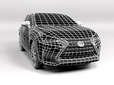 LEXUS NX LOWPOLY Low-poly 3D model
