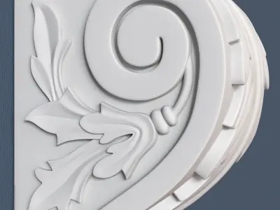 Decorative Corbel 3D model 23