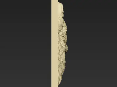 Wolf Head A147 3D print model