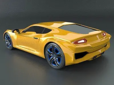 Averon  GT concept car 3D model