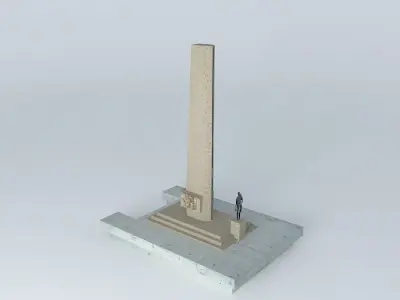 Monument to Labrador Free 3D model