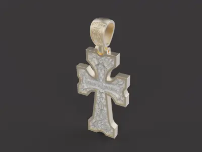 Cross Pendant 61191 3D print model