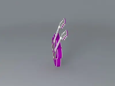 Stromberg Master 400 double neck guitar Free 3D model