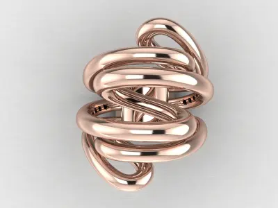 De Grisogono vortice ring 3D print model