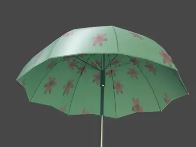 Umbrella Free low-poly 3D model