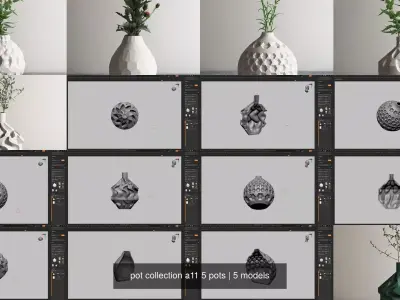 pot collection a11 5 pots