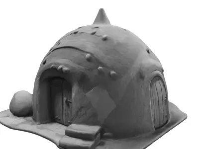 Fantasy Dome House  3D model