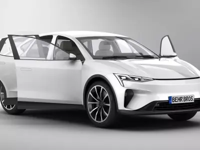 Generic Modern Upper Class SUV Coupe 3D model