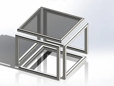Infinity cube table  Free 3D model