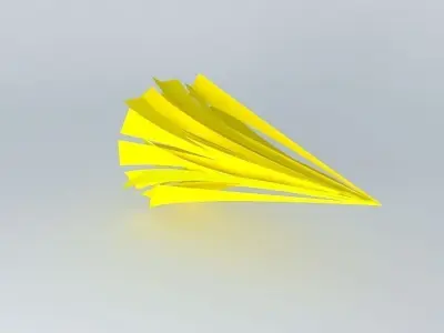 Golden flute Free 3D model