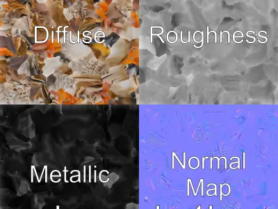 Rock Sparrow 3D Model with Detailed Feathers Low-poly 3D model