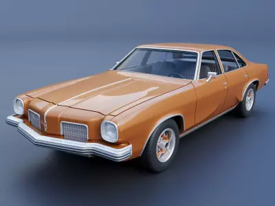 Oldsmobile Cutlass Salon 1973 3D print model