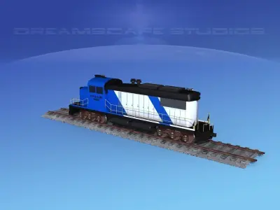 Diesel Locomotive V09 3D model