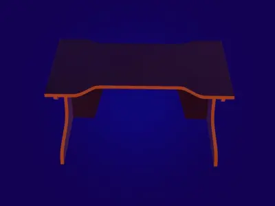 Game table E-Sport Gear Comfy ESG-14 BY for decor or games 3D model