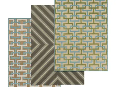 Rug Set 1048 3D model