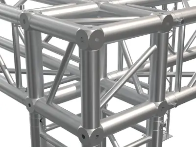 Box Truss 3m x 4m 3D model