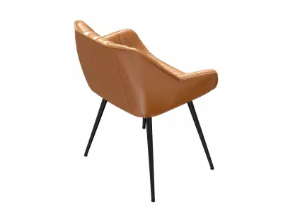 Leather chair loft 3D model