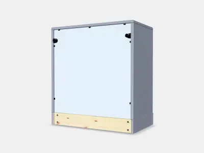 HAVSTA Cabinet with plinth 3 Low-poly 3D model