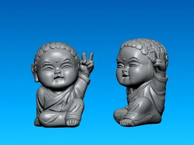 Buddha statues for living room decoration - 3D print 3D print model