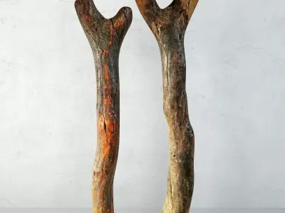 Wooden Decoration 2 3D model