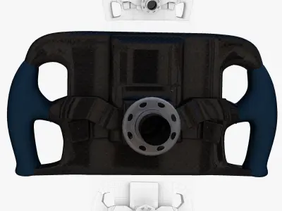 VJM09 Steering Wheel Low-poly 3D model