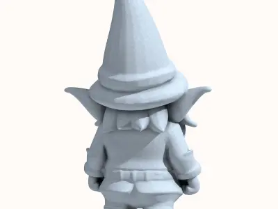 Cute Gnome 3D model