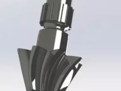 Helical Screw 3D model