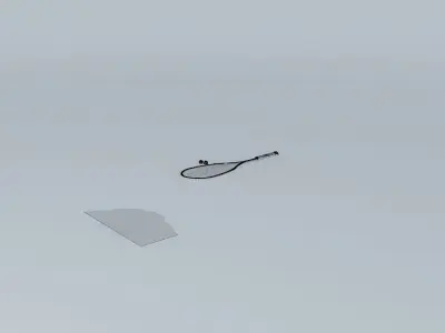 Wilson Squash Racquet Free 3D model