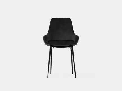 Alsarp Kitchen Chair Gray Low-poly 3D model