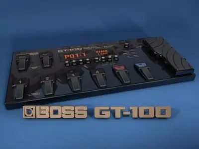 Boss GT100 3D model