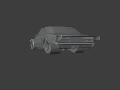 Drag camaro 3D model